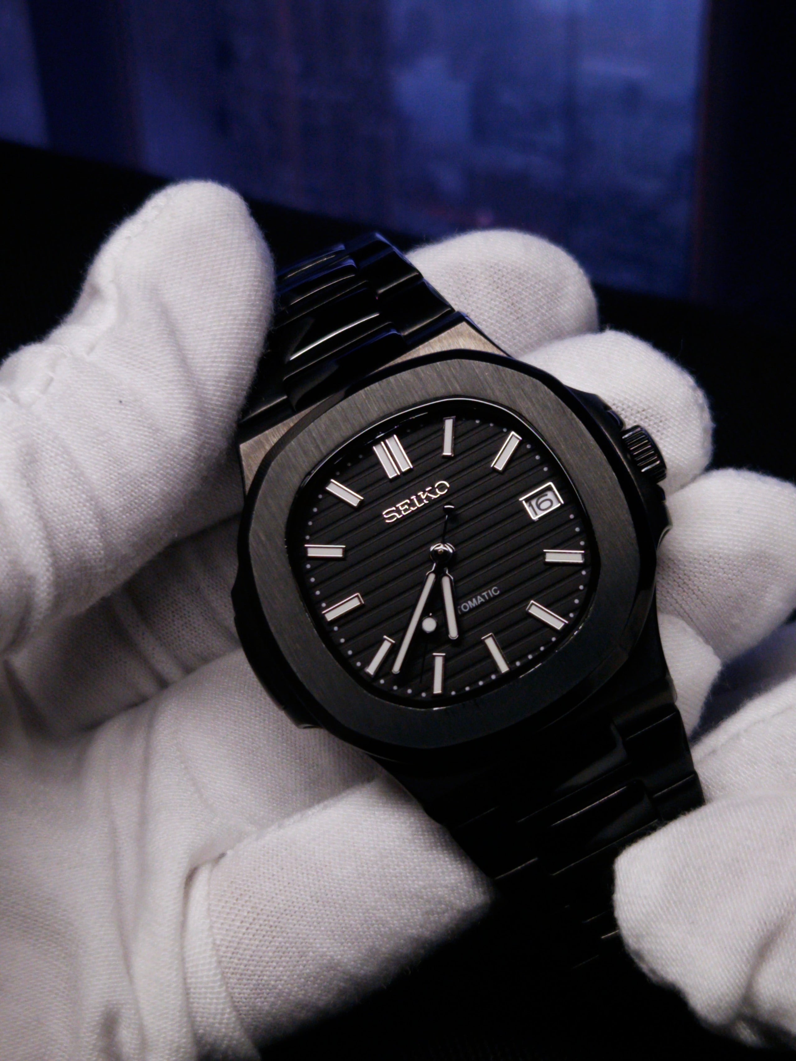 Seiko Nautilus Mod Seikonaut Black 39MM MTO